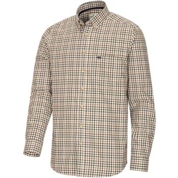 Garvock Cotton Twill Herringbone Check Shirt Garvock Cotton Twill Herringbone Check Shirt