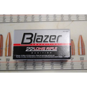 .22LR Blazer 40gr Solid Box of 50 Rounds .22LR Blazer 40gr Solid Box of 50 Rounds